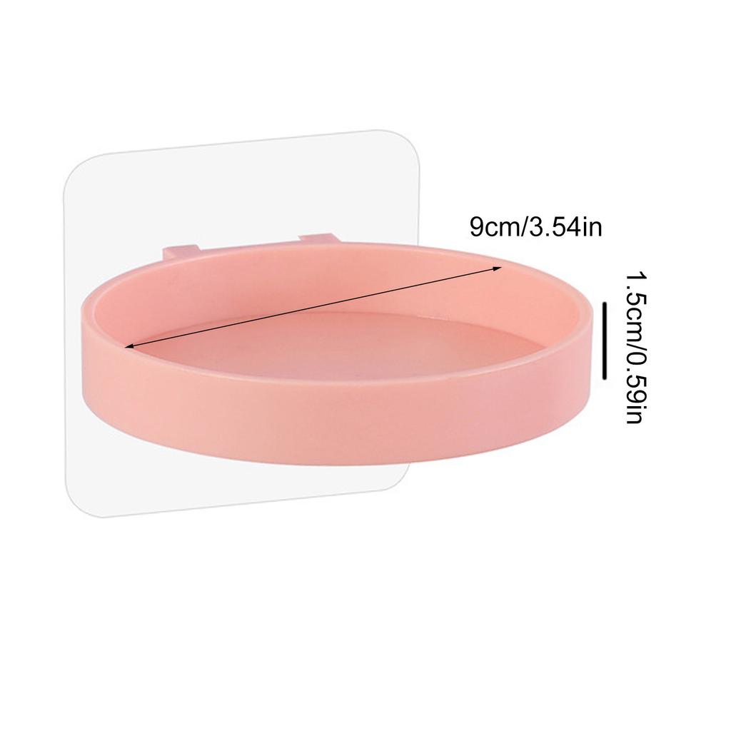 Wall Mounted Soap Rack Aromatherapy Bottles Holder Waterproof Hand Soap Tray Space Saving Bathroom Storage Solution