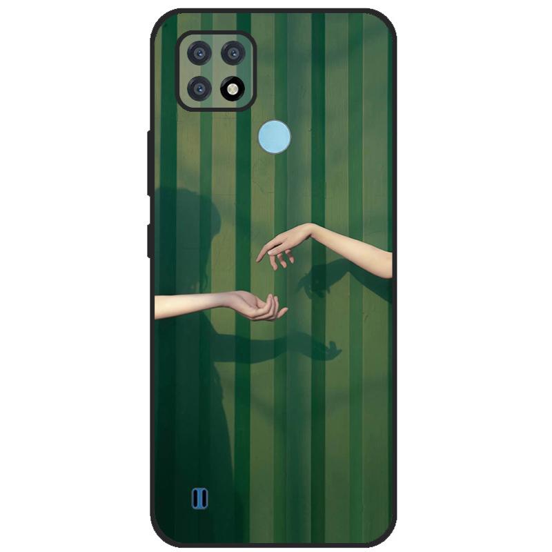 For Realme C21 Case Soft Tpu Silicone Case For OPPO RealmeC21 C 21 Phone Cover Fundas RMX3201 Bumper Case For Realme C21 Cover