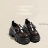 Fashion High Heels Loafers Women 2025 Spring British College Style Mary Janes shoes Chunky Platform Oxford shoes Woman Jk Uniform Shoes