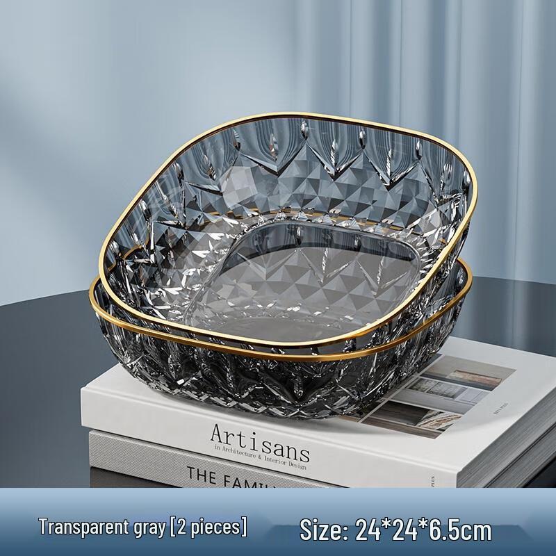 HANDUNYOU Chinese Ceramic Fruit & Snack Plate