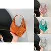 Stylish Minimalist Colorful Crescent Handbag Perfect For Spring And Summer Fashion