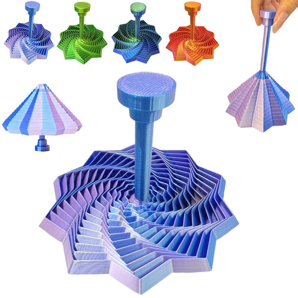 3D Printing Fractal Fidget Star Model Geometric Design Expanded Sensory Model  Party Games