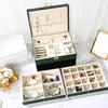 Elegant Jewelry Holder Spacious Multi Tiered Necklace and Earring Organizer with Compartments Jewellery Stoarge Box