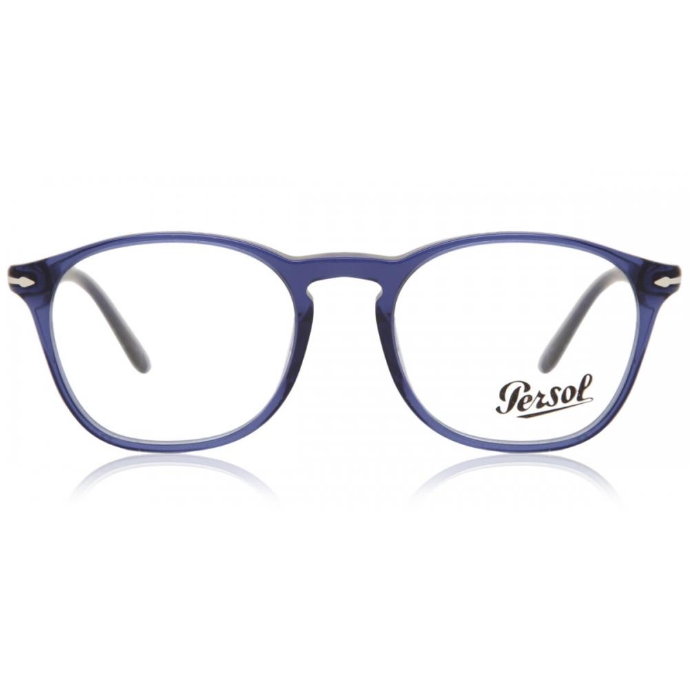 

Persol Po3007v 1015 Men Eyeglasses Cobalt Blue/50