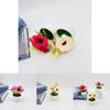 Artificial Chrysanthemum Mini Plant With Plastic And Fabric For Home Decor And Photography Props