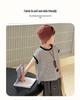 Large Boys' Striped Sleeveless Korean Style Casual Vest - Size 26