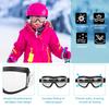 Παιδικά Γυαλιά Anti Fog Dustproof Αδιάβροχα Unisex Παιδικά Ποδηλασίας Αντιανεμικά Προστατευτικά Γυαλιά Ασφαλείας(Μαύρος )