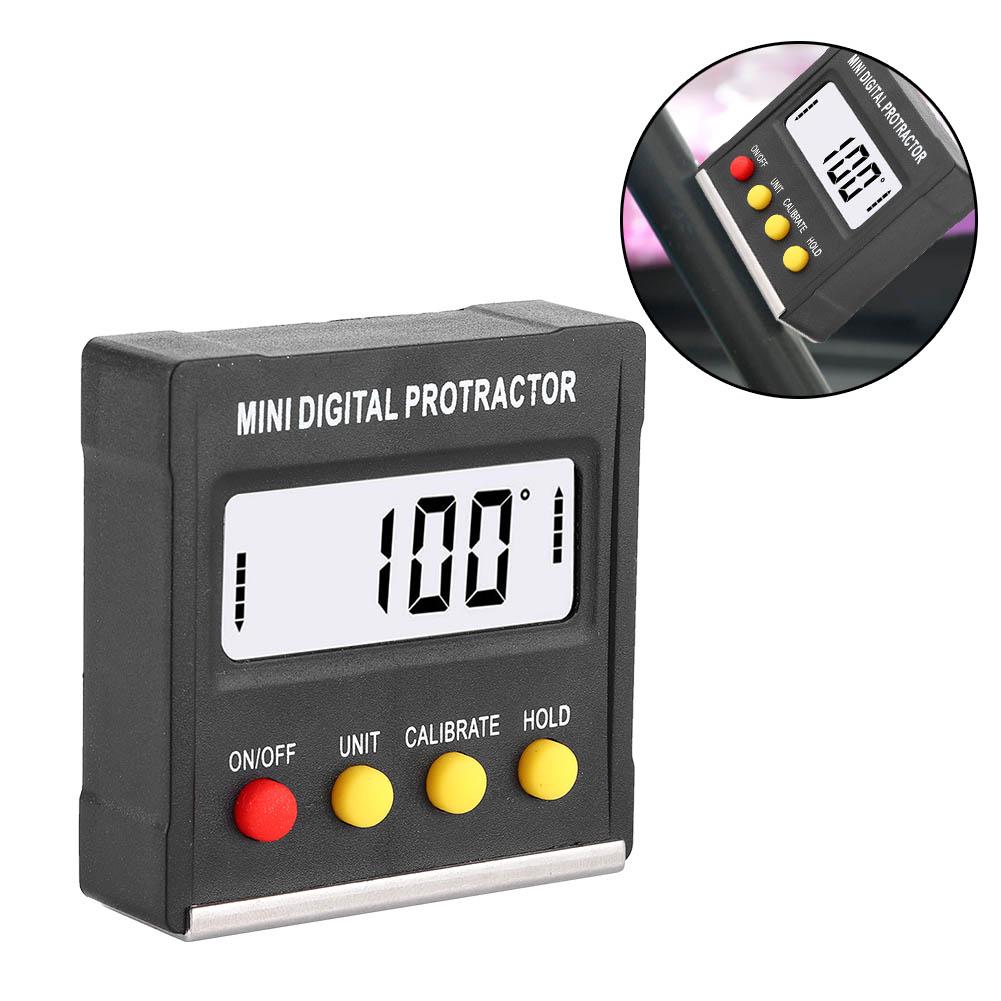 Mini Electronic Digital LCD Protractor Angle Finder Level Box Inclinometer Measuring Tools