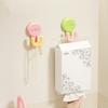 Waterproof Suction Cup Hooks Reusable Heavy Duty Vacuum Suction Towel Hook Strong Load-Bearing Capacity Abs Bath Robe Hook