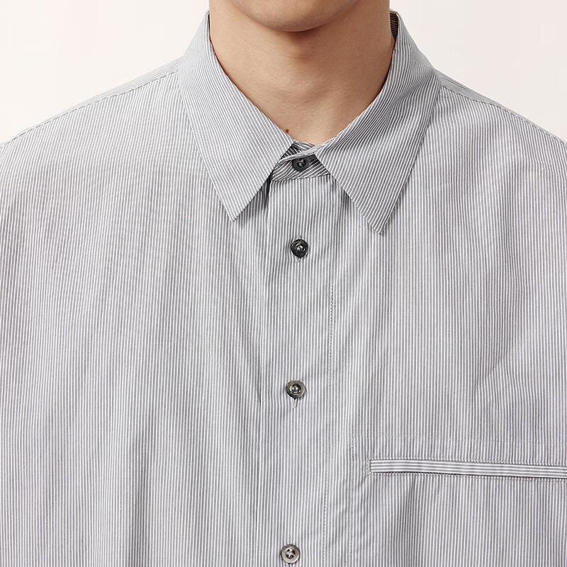 Men's Casual Striped Long-Sleeve Shirt