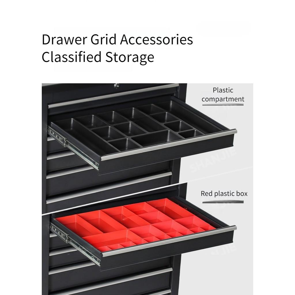 Multi Functional Tool Box Cart Trolley Tool Cart Storage Toolbox Tank Drawer Multi Layer Drawer Heavy Duty Tool Cabinet Car