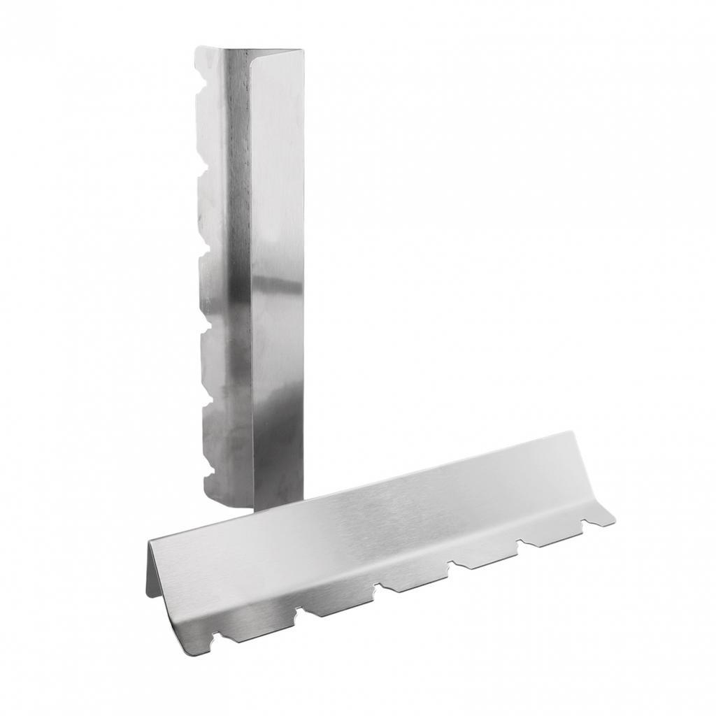 2 Pcs Stainless Steel BBQ Skewer Rack for 6 9 Skewers Barbeque Grill Holder