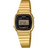 CASIO Wristwatch Ladies Digital Design LA670WGA-1 Gold Black Overseas Model