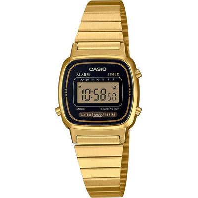 CASIO Wristwatch Ladies Digital Design LA670WGA-1 Gold Black Overseas Model