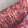 Hongchu Assorted Irregular Shaped Loose Beads Strawberry Quartz Morgan Multi-bead irregular-shaped semi-finished long chain Bracelet with beads