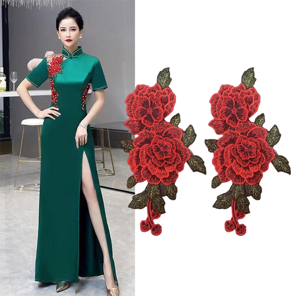 Eye-Catching Oversized Flower Applique for Clothes Hat Sewing Patches DIY Scarf Wedding Dress Decors Accessories