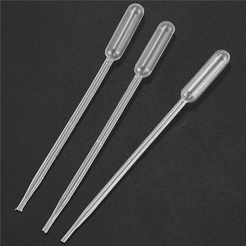 AT21-400PCS Graduated Pipettes Dropper Polyethylene (0.5Ml)