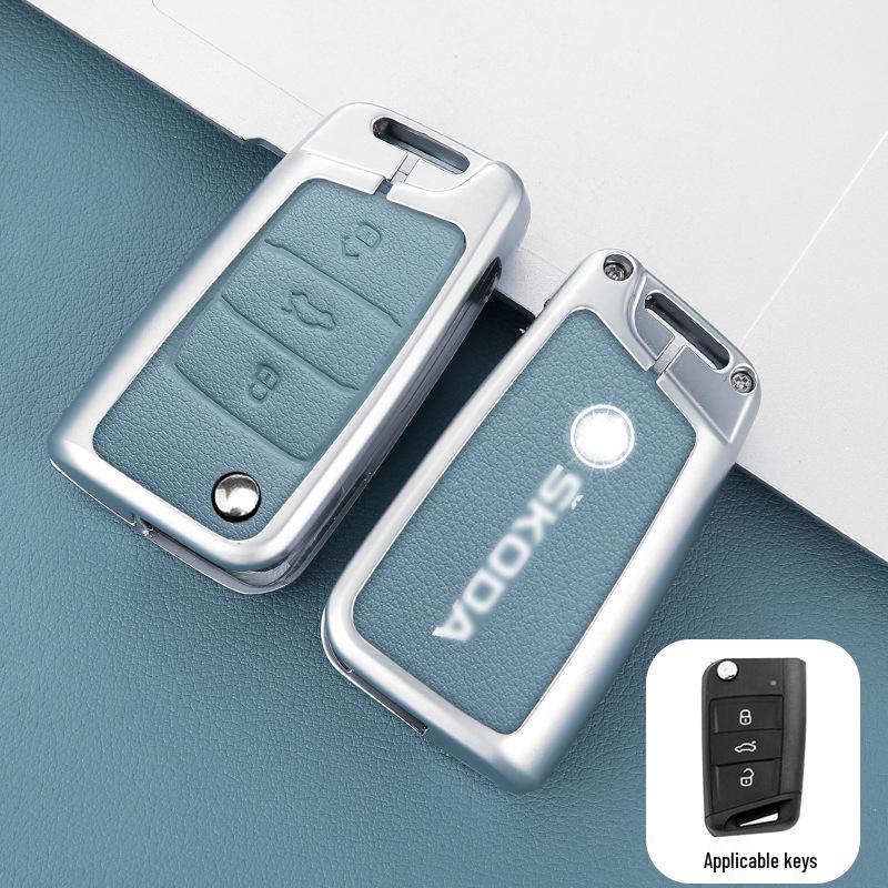 Skoda Key Cover for 23 Models: Octavia, Rapid, Superb, Fabia, Karoq, Spaceback, Hao Rui, Kodiaq, Kamiq