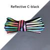 New Semicircle Reflective Shoelaces Luminous Laser Sneakers Shoelace Laser Sequin Shoe Laces Fluorescent Laces Shoes Shoestrings