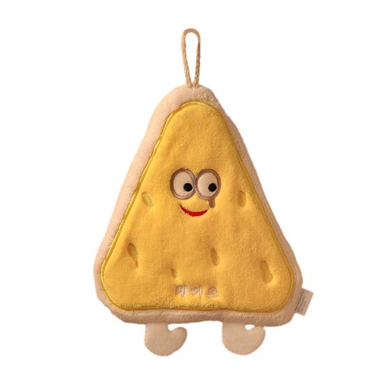 Hand Towel with Lanyard Design Quick Absorbent Hanging Hand Towel A