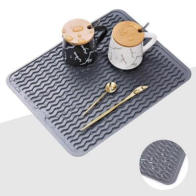 Food-grade Kitchen Countertop Silicone Draining Mat High Temperature Resistant, Easy To Clean, Silent Vegetable Cutting Mat