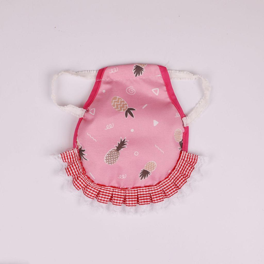 Dual-Layer Hen Saddle Apron with Feather and Back Protector