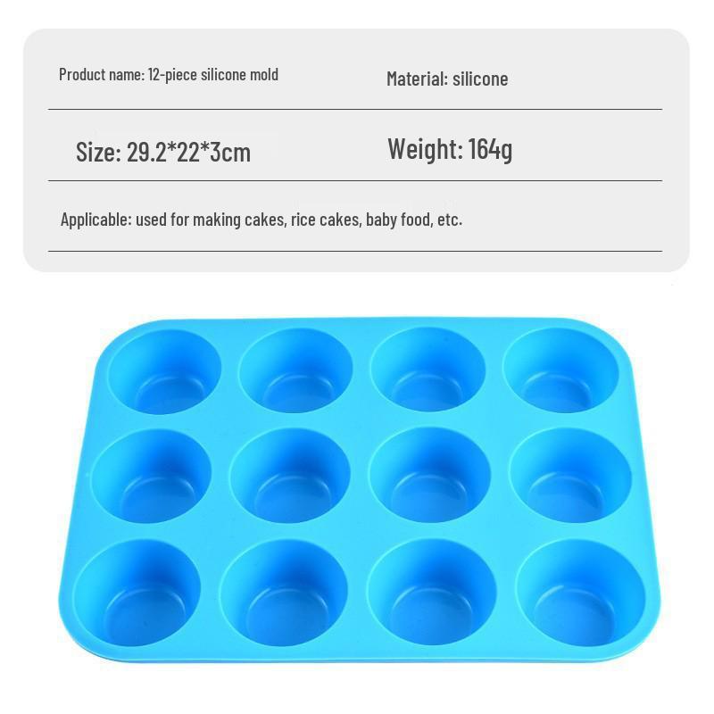 High-Temperature Resistant Silicone Cake Mold for DIY Baking and Steaming