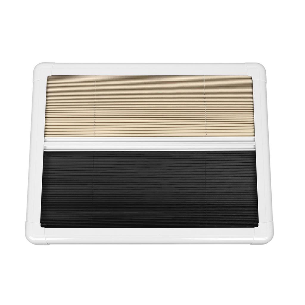 RV Window With Blackout Curtain 60 Degrees Opening Angle H800mm W600mm Cutout Push Out Window for RV