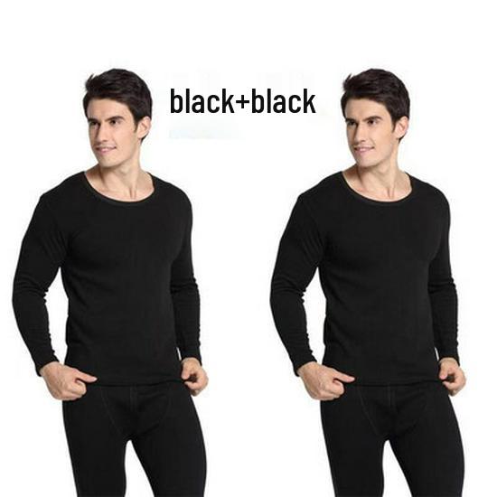 

Чоловічий комплект термобілизни: Купуй один, отримай один безкоштовно - Захист від холоду з плюшевим вельветом для осені та зими M [80-100 lbs]