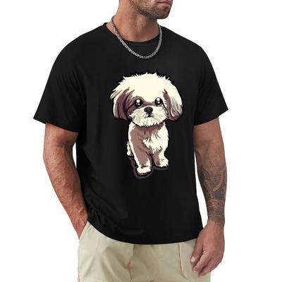 Alice (Shih Tzu) TShirt Retro Graphic Print TShirt