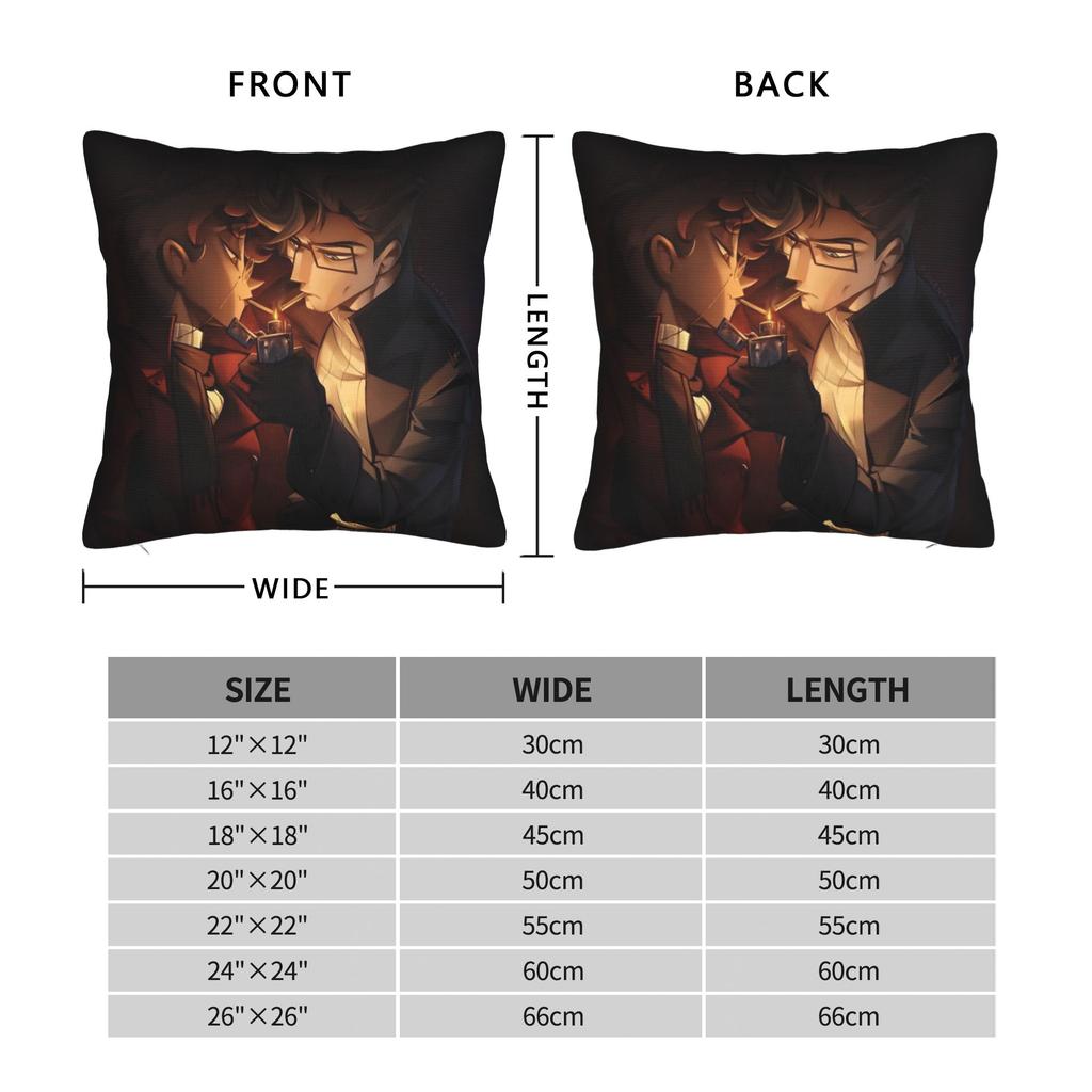 Decorative Pillowcase R-Radiostatic Vox Alastor  Merch Living Room  Pillow Case Cover Zipper Multiple Sizes
