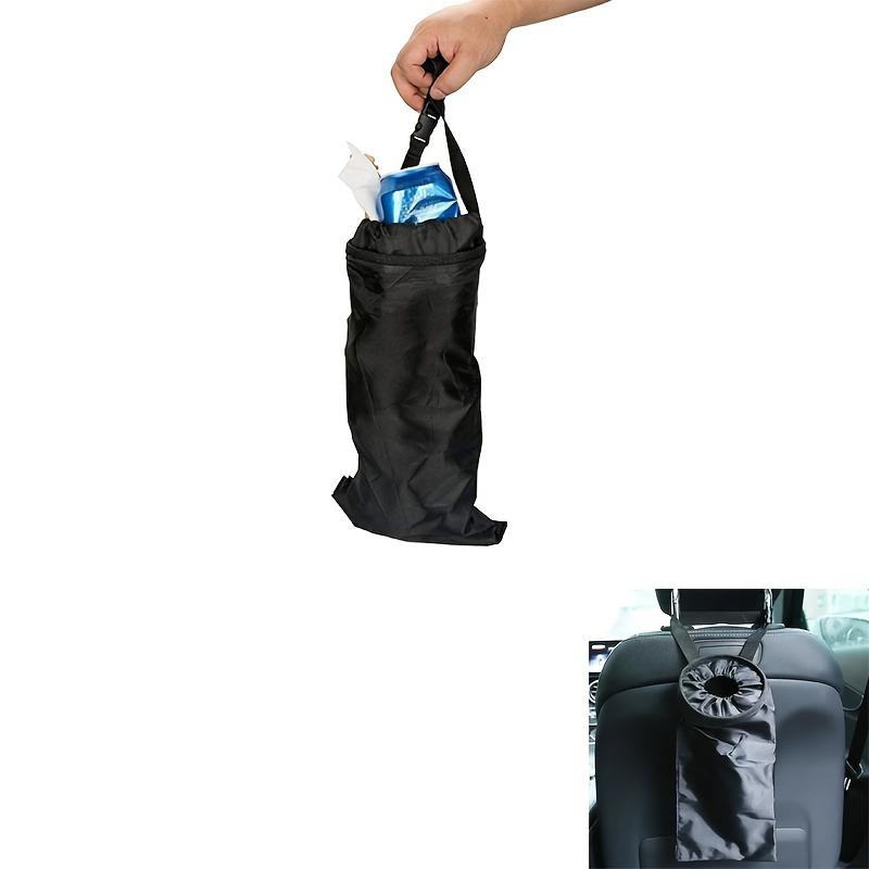 1/2PCS Car Trash Bag,Hanging Foldable Vehicle Garbage Bag for Seat Headrest,Daily Car Trash Storage, Portable Washable Storage