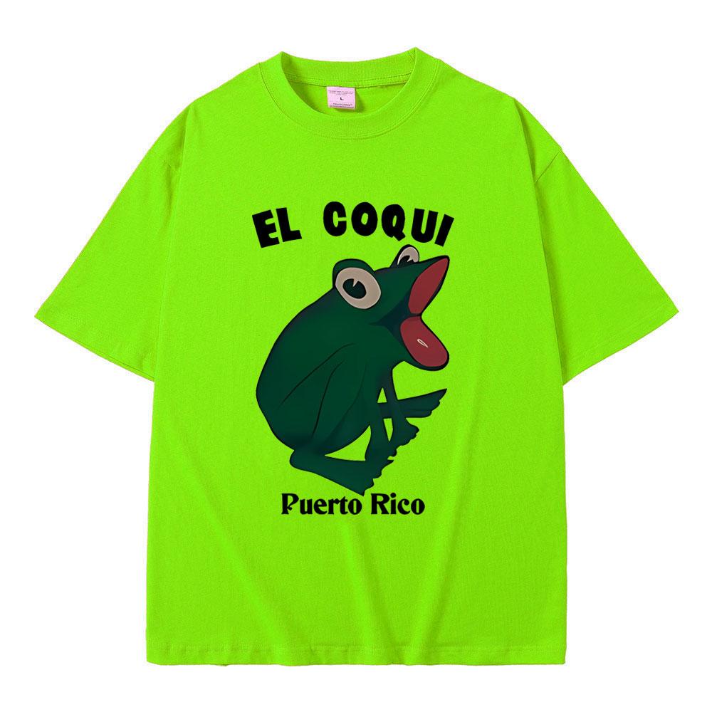 

Bad Bunny EL COQUI Лягушка Футболки в том же стиле Деби Тирар Мас Фотос Принт альбома Футболка Мужская Женская Хип-хоп Мода Футболка оверсайз 3XL