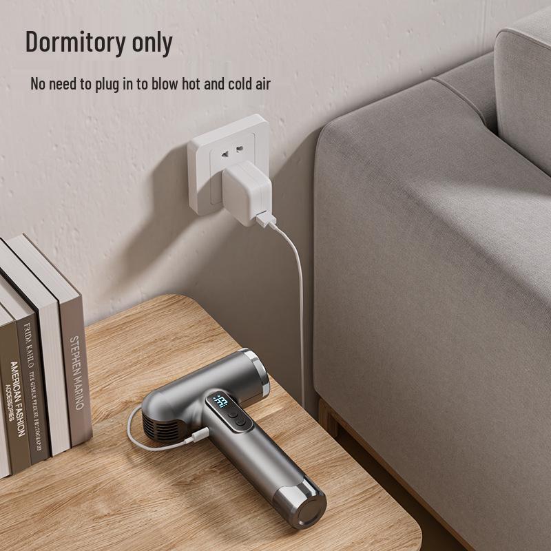 Student Dormitory Quiet High-Speed Quick-Dry Wireless USB Hair Dryer