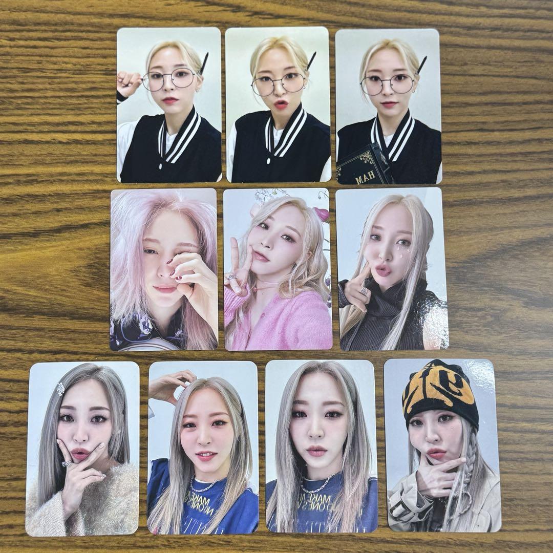 

[USED] MAMAMOO Moonbyul Starlit of Muse bonus trading cassette set