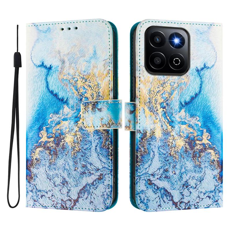 Étui de Luxe en Cuir à Rabat Pour Honor 200 Smart Housse à Rabat sur Pour Huawei Honor200 Lite 200 Pro 5G Portefeuilles Sacs Étuis à Fleurs Coque