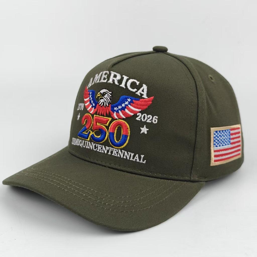 Independence Day Embroidered Baseball Cap With Sun Protection For Outdoor Activities