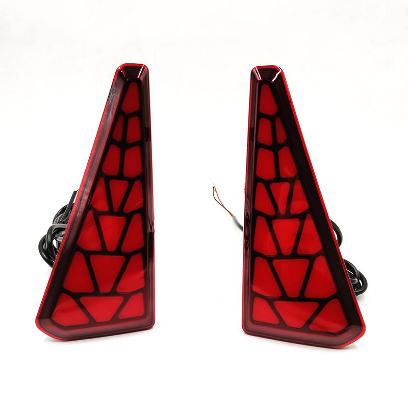 Car Flashing 1 Set Auto Lighting LED Rear Fog Lamp For Toyota NOAH VOXY 80 Series Brake Light Rear Bumper turn signal Lamp