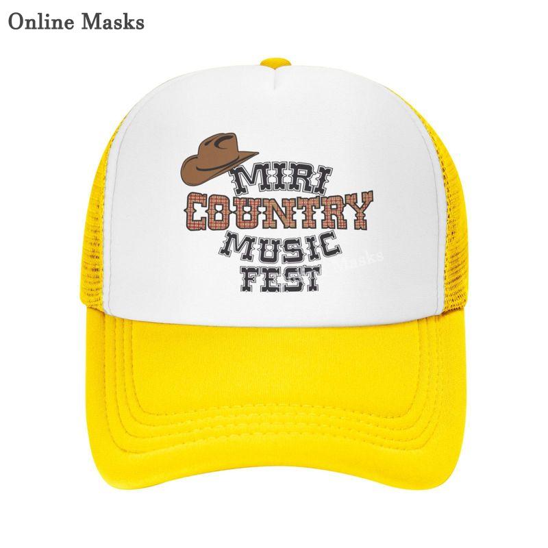 

Ковбойская бейсбольная кепка для музыкального фестиваля, шляпы дальнобойщика, летняя шляпа Боба, индивидуальная музыкальная кепка для женщин, унисекс Adult