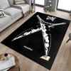 1pc Swords Chain Home Office, Durable Polyester Floor Mat with Easy, Office Decor, Urban Style, Nonslip Backing, Highquality Fabric