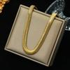 EILIECK 316L Edelstahl Metallkettenhalskette Für Frauen Mode Vergoldete Halskette Wasserdichter Schmuck Damen Geschenk