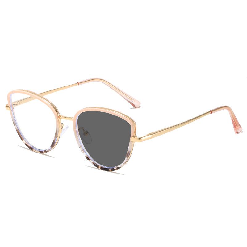 Brand Design Square Cat Eye Frame Myopia Glasses Anti Blue Ray Computer Women Near Sight Eyewear Prescription