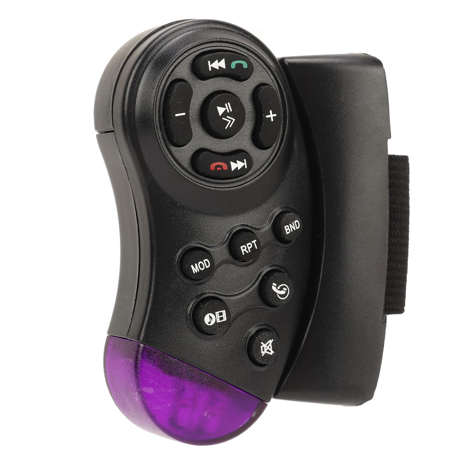 2 Din Car Steering Wheel Remote Control 8m Range Reliable Performance Car MP5 Steering Wheel Controller