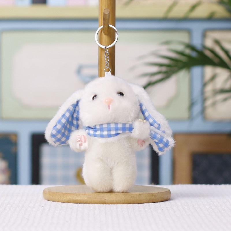 Plush Bunny Keychain With Short Plush Material For Kids And Adults