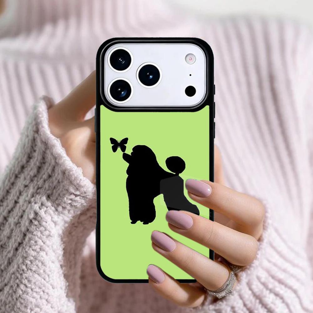 Cartoon Poodles Pattern Phone Case For Apple iPhone 17 Air 16E 15 14 Plus 13 12 11 Pro Max Mini Funda Cover