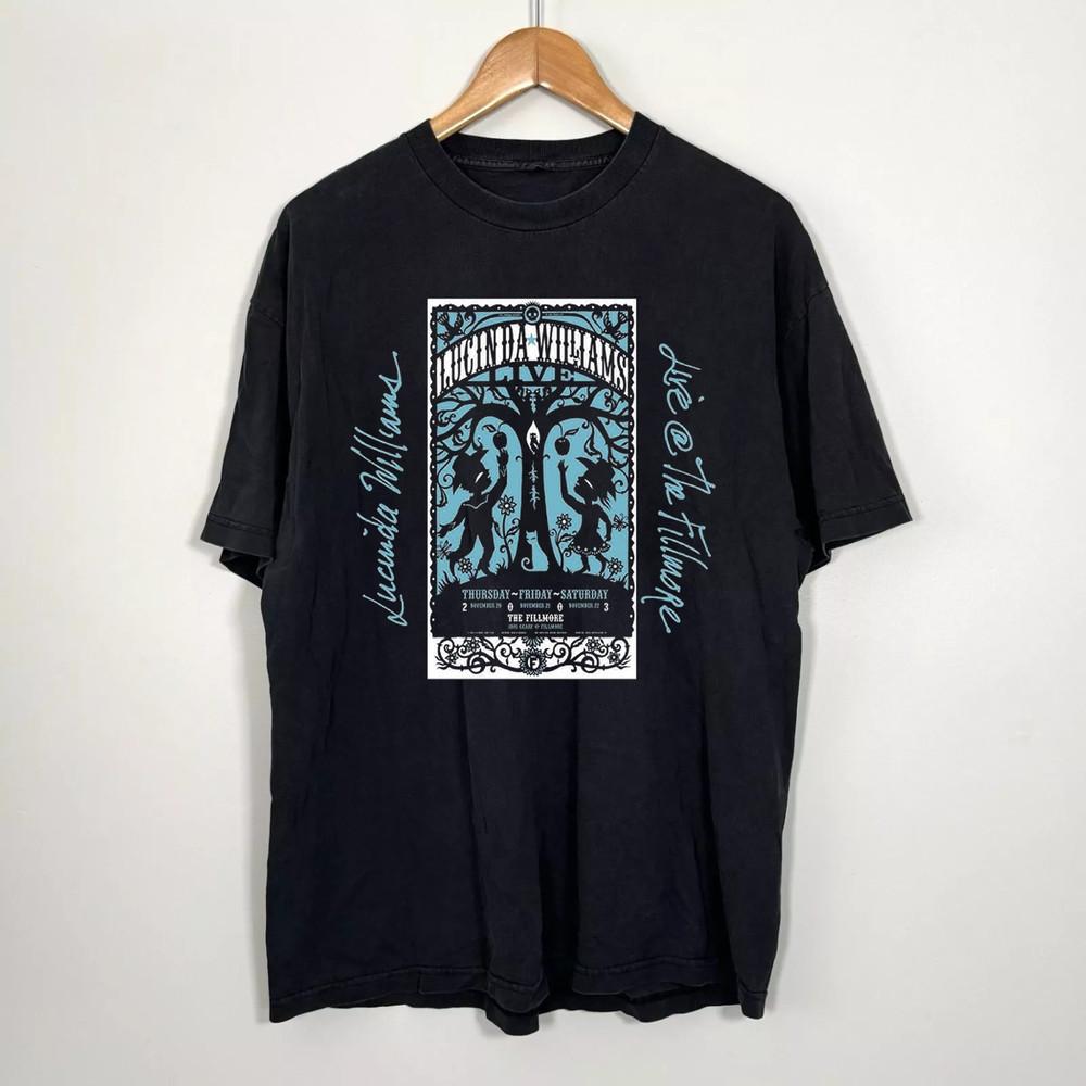 Lucinda Williams World Without Tears T Shirt Black All Size Unisex T-Shirt XXXXL