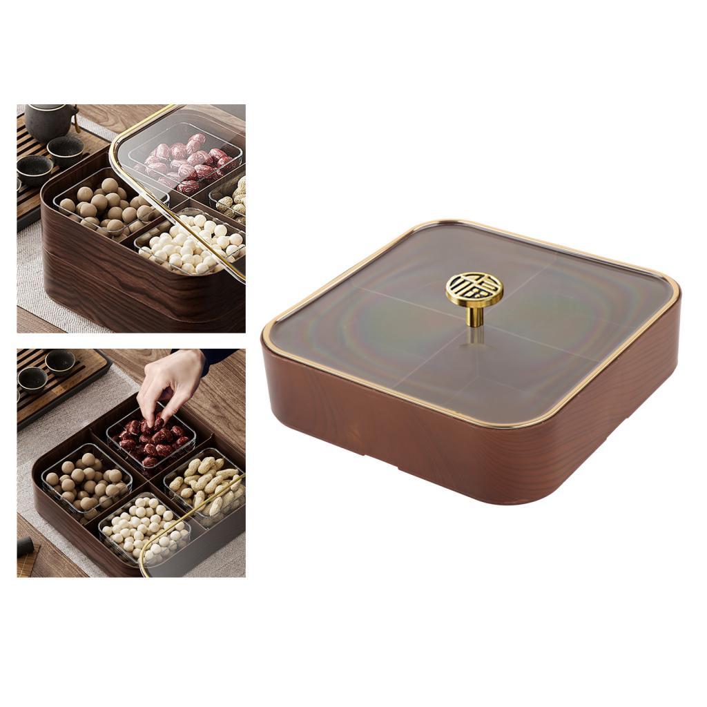 Appetizer Plate Candy Nut Serving Organizer Dining Table Dried Fruit Storage Tray for