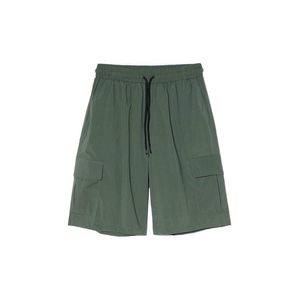 FREEDOM Nylon Cargo Bermuda Shorts (Khaki)