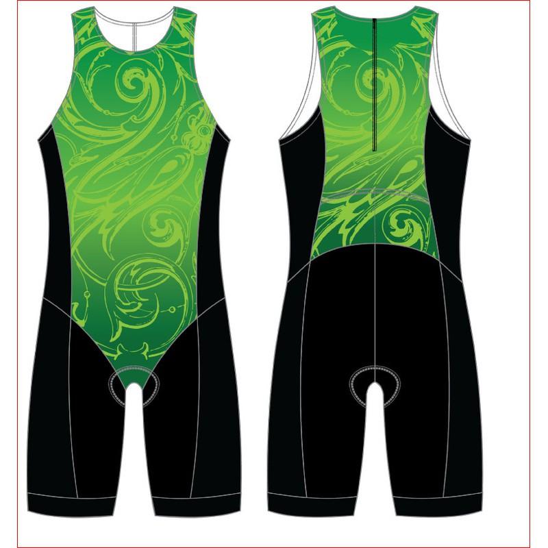 Mens Cycling Suit Mountain Road Biking Triathlon Quick-Dry Compression Full-Body Performance Wear