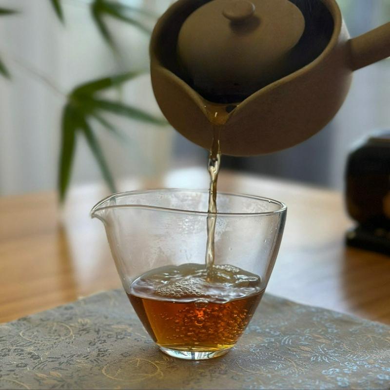 Transparent Glass Matcha Tea Cup Japanese Style Kung Fu Fair Cup Household Heat-resistant Teacup Tea Ceremony Accessories New